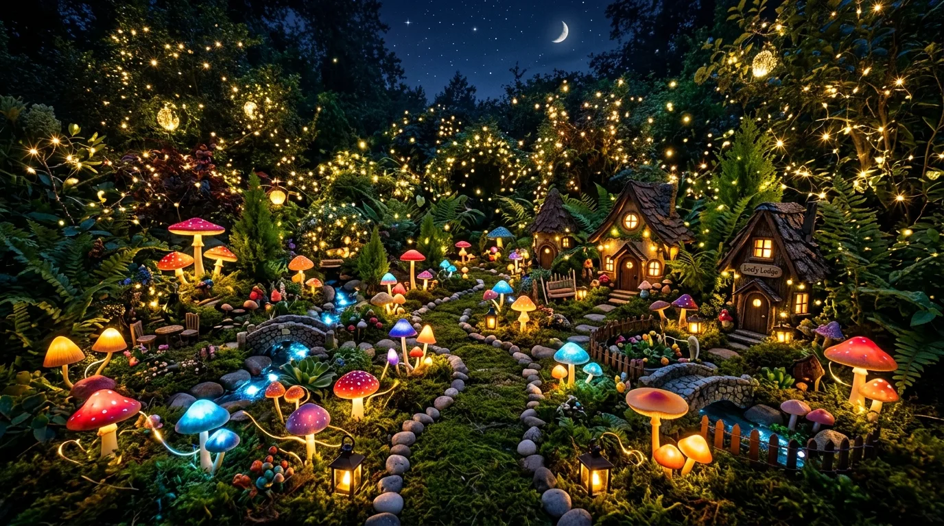 Keep the palette soft and organic instead of too bright inspiration for a fairy garden.